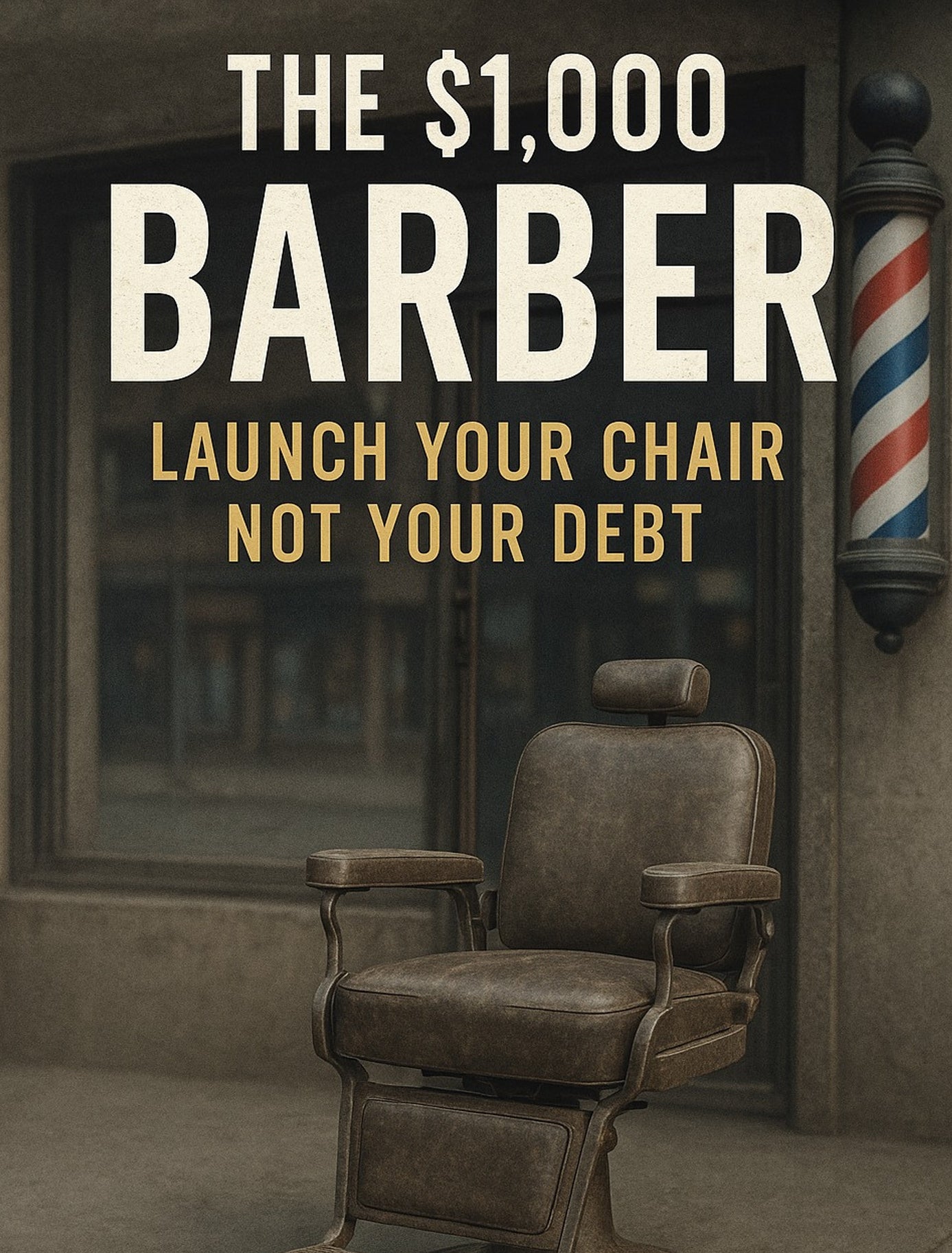 THE $1,000 BARBER LAUNCH YOUR CHAIR NOT YOUR DEBT BOOK